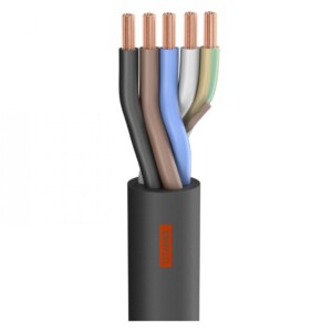 Touret Câble Electrique 20m/5×6 mm2 – Titanex