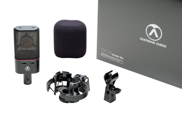 Microphone large membrane multi cardioïde OC18 Studio Set - Austrian Audio