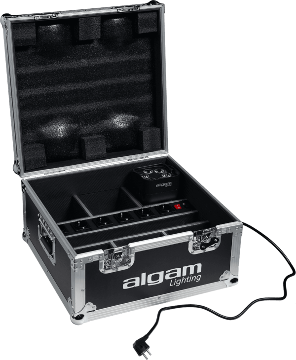 Flight case pour projecteur sur batterie 6 x EVENTPAR – Algam Lighting