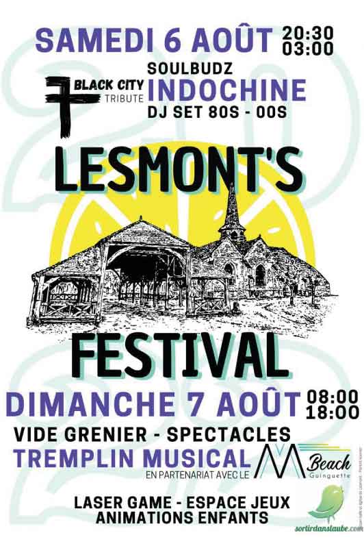 lesmonts festival music'all events